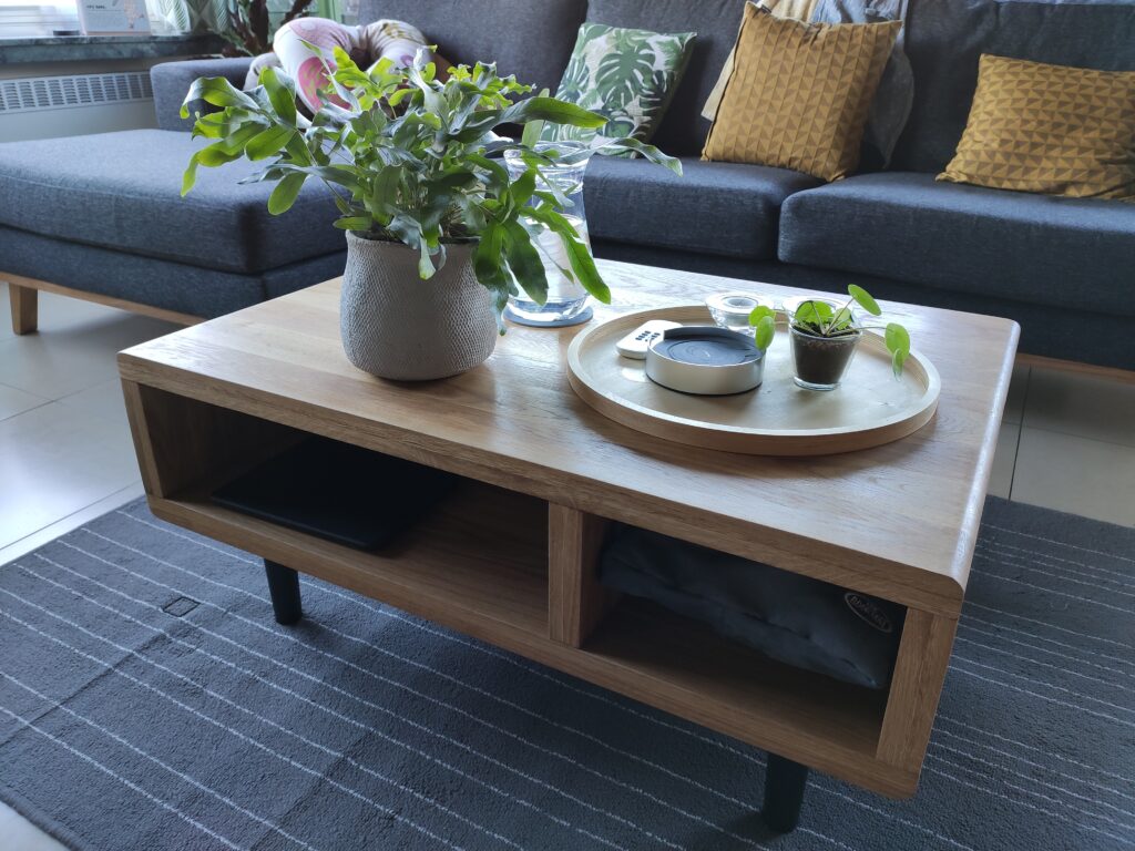 salontafel in eikenhout
