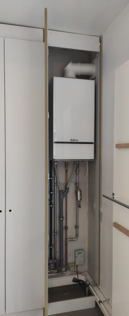 boilerkast zicht op boiler